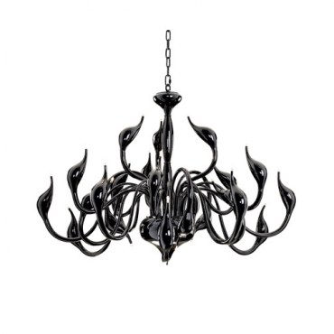 Люстра подвесная Lightstar 751247 Cigno collo 24х20W Black
